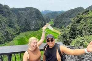 From Hanoi: Ninh Binh Bai Dinh or Hoa Lu, Trang An, Mua Cave