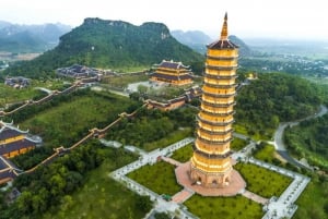 From Hanoi: Ninh Binh Bai Dinh or Hoa Lu, Trang An, Mua Cave