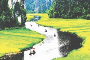 From Hanoi: Trang An Scenic Landscape & Bai Dinh Pagoda Trip