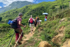 Von Hanoi aus: Wanderung und Übernachtung: 3-tägiges Abenteuer in den Sapa-Hochländern