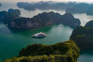 Vanuit Hanoi: Bezoek Ha Long Bay 3 dagen met een 5-sterren cruise