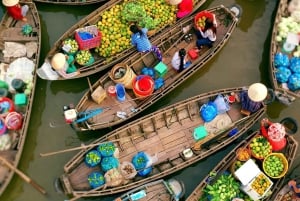 HCM: Mercado Flotante del Mekong de 2 días con cocina y paseo en bici