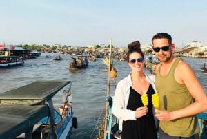 HCM: Mercado Flotante del Mekong de 2 días con cocina y paseo en bici