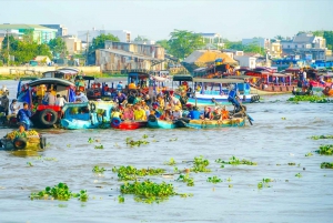 HCM: Mercado Flotante del Mekong de 2 días con cocina y paseo en bici