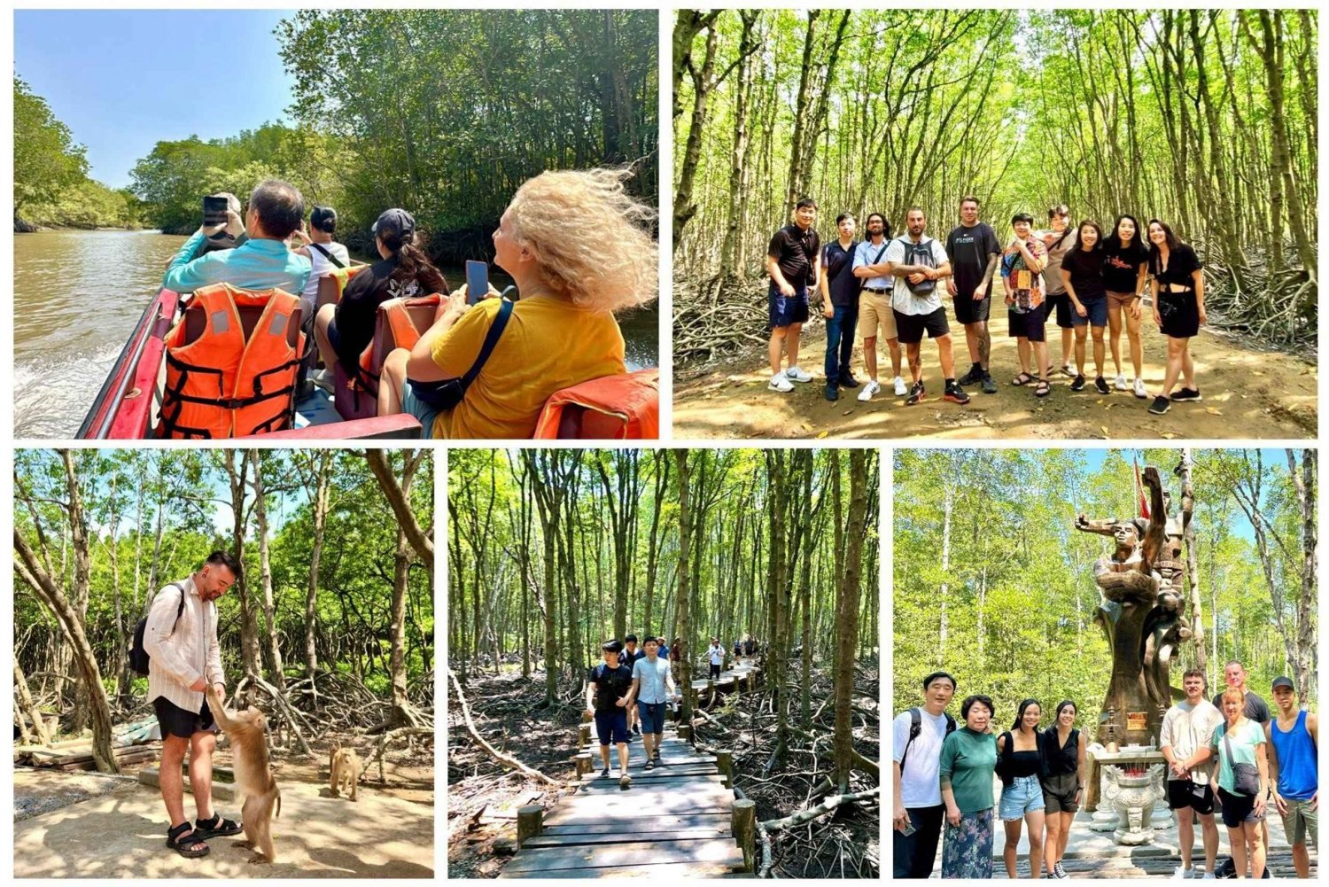 From Ho Chi Minh City: Can Gio Mangrove & Monkey Island Trek