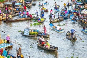 Desde HCM: Excursión de 2 días por el Delta del Mekong y el Mercado Flotante de Cai Rang