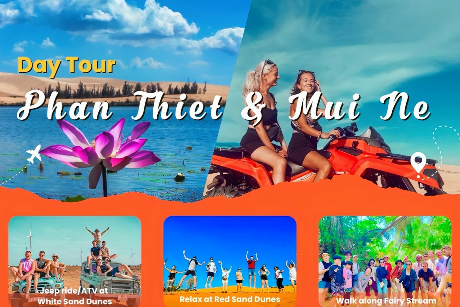 HCM:stä: Mui Ne -päiväretki Keijupuron ja hiekkadyynien kanssa