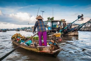 Desde Ho Chi Minh: 2 días por el delta del Mekong y el mercado flotante
