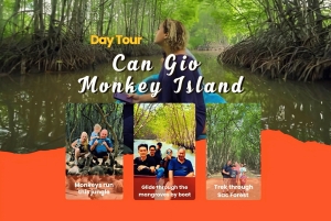 Fra Ho Chi Minh-byen: Can Gio Mangrove & Monkey Island Trek