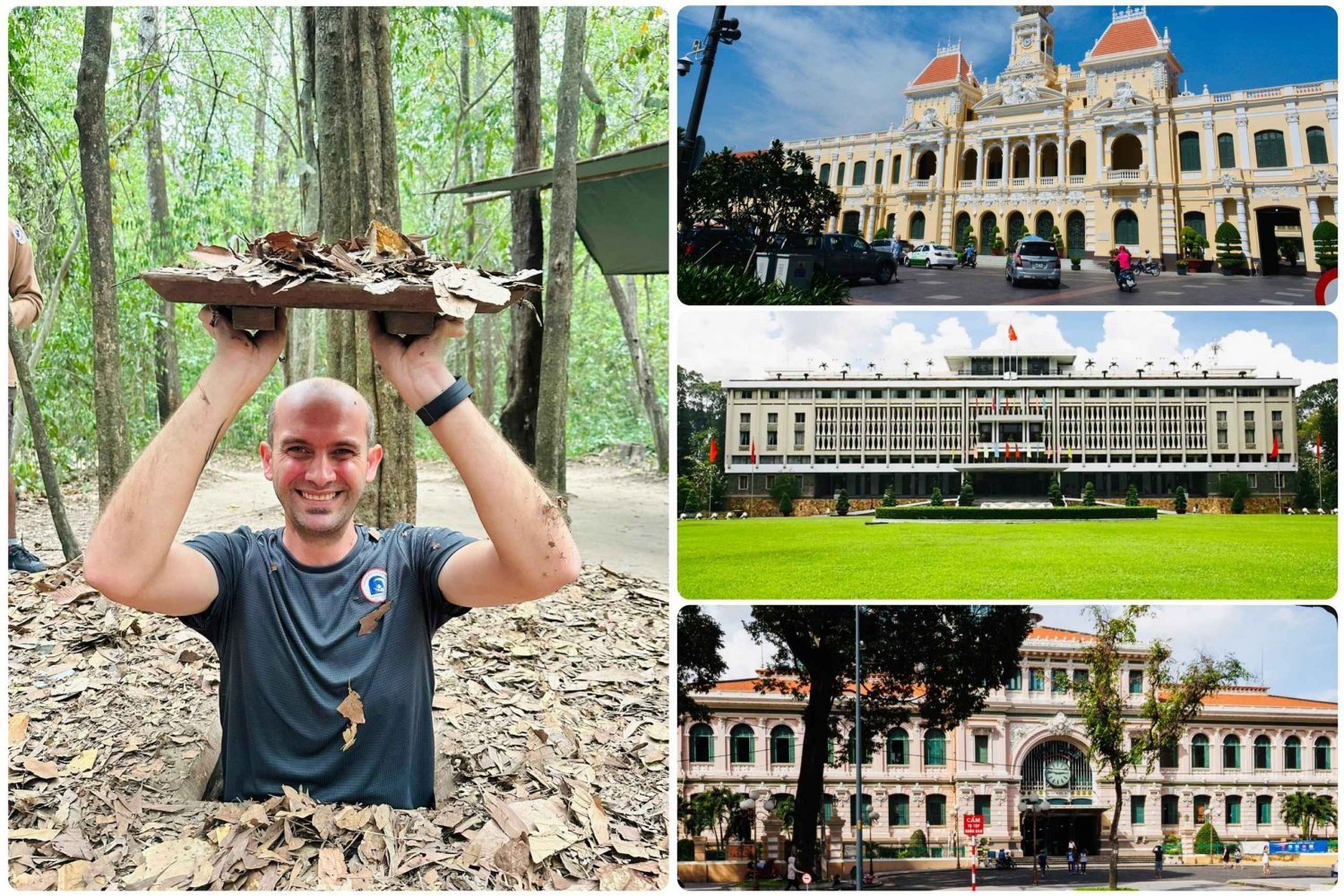 Ciudad de Ho Chi Minh: Tour de medio día por los túneles de Cu Chi con aperitivos