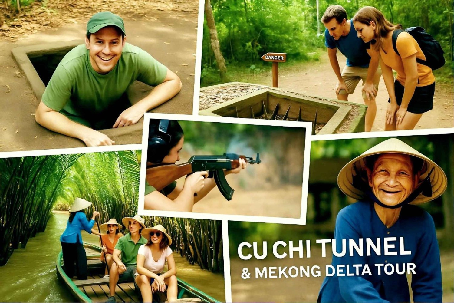 Da Ho Chi Minh: Tunnel di Cu Chi e Delta del Mekong - escursione di 1 giorno