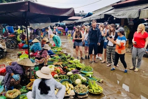 Hoi An/Da Nang: Markttour, boottocht en kookles