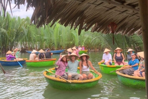From Hoi An: Market Tour, Basket Boat Ride and Cooking Class