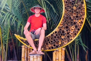 From Hoi An: Market Tour, Basket Boat Ride and Cooking Class