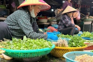Desde Hoi An: tour por el mercado, paseo en barca y clase de cocina