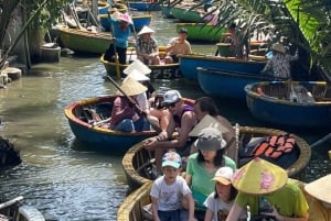 Desde Hoi An: tour por el mercado, paseo en barca y clase de cocina