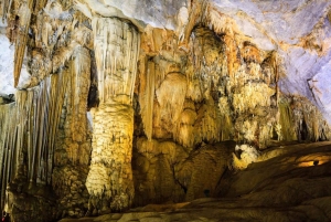 From Hue: Paradise Cave and Dark Cave Day Tour