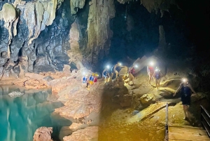 From Hue: Paradise Cave and Dark Cave Day Tour