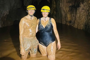 From Hue: Paradise Cave and Dark Cave Day Tour