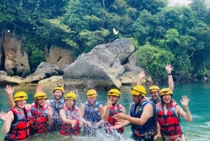 From Hue: Paradise Cave and Dark Cave Day Tour