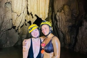 From Hue: Paradise Cave and Dark Cave Day Tour