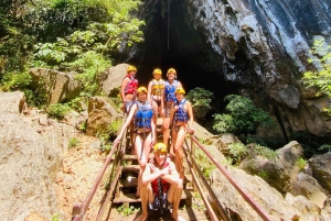 From Hue: Paradise Cave and Dark Cave Day Tour