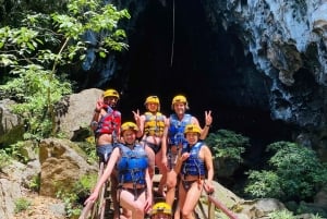 From Hue: Paradise Cave and Dark Cave Day Tour