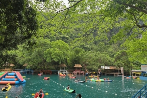 From Hue: Paradise Cave and Dark Cave Day Tour