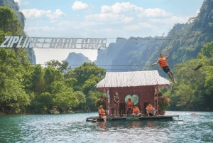From Hue: Paradise Cave and Dark Cave Day Tour