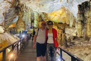 Da Hue: Escursione di una giornata intera alla Grotta di Phong Nha e alla Grotta del Paradiso