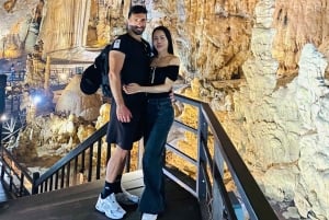 Da Hue: Escursione di una giornata intera alla Grotta di Phong Nha e alla Grotta del Paradiso