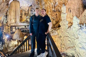 Da Hue: Escursione di una giornata intera alla Grotta di Phong Nha e alla Grotta del Paradiso
