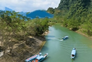Da Hue: Escursione di una giornata intera alla Grotta di Phong Nha e alla Grotta del Paradiso