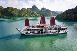 From Ninh Binh: 2-Day Lan Ha Bay Luxury Cruise with Meals