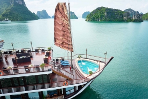 From Ninh Binh: 2-Day Lan Ha Bay Luxury Cruise with Meals