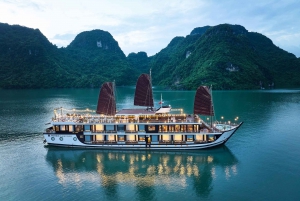 From Ninh Binh: 2-Day Lan Ha Bay Luxury Cruise with Meals