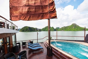 From Ninh Binh: 2-Day Lan Ha Bay Luxury Cruise with Meals