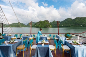 From Ninh Binh: 2-Day Lan Ha Bay Luxury Cruise with Meals