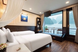 From Ninh Binh: 2-Day Lan Ha Bay Luxury Cruise with Meals