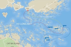 Au départ de Ninh Binh : croisière de 3 jours dans la baie de Bai Tu Long avec repas