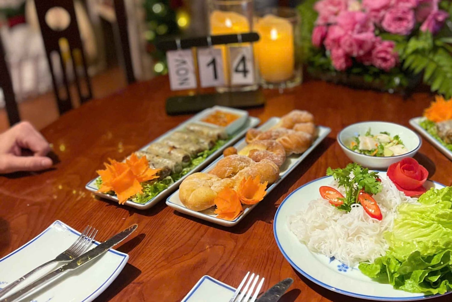 Fra Ninh Binh: Madlavningskursus og aftentur til Bai Dinh-pagoden