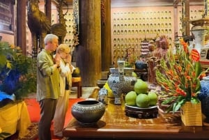 Fra Ninh Binh: Madlavningskursus og aftentur til Bai Dinh-pagoden