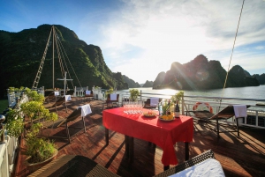 From Ninh Binh: Ha Long Bay 2 days 1 night on 3-star Cruise