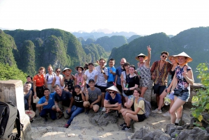 From Ninh Binh: Sunset tour: motorbike, tour guide, tickets