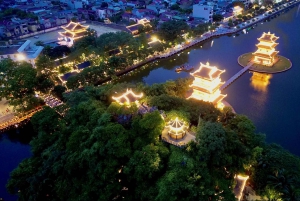 Vanuit Ninh Binh: Rondleiding bij zonsondergang: motor, gids, tickets