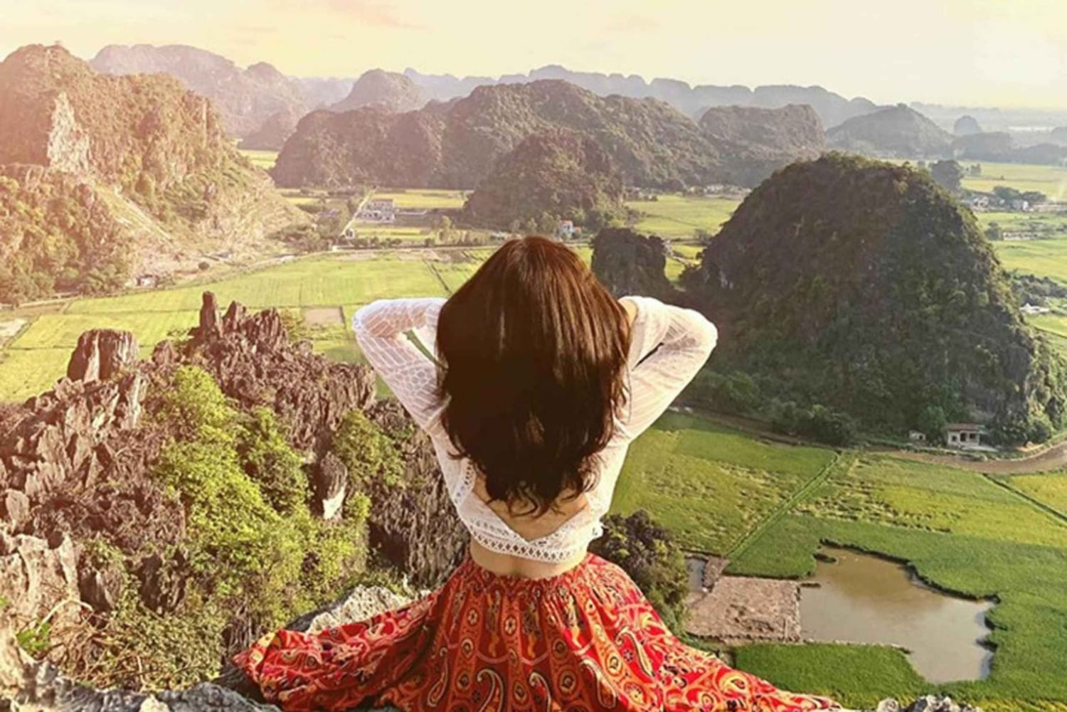 De Ninh Binh: Trang An, Mua Cave, Bai Dinh e aula de culinária