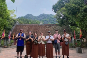 De Ninh Binh: Trang An, Mua Cave, Bai Dinh e aula de culinária