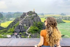 Från Ninh Binh: UNESCO Trang An, Bai Dinh, Hoa Lu och Mua-grottan