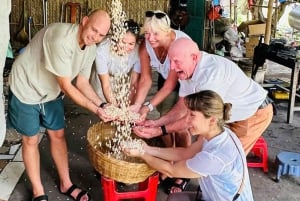 Au départ de Saigon : visite à la journée du delta du Mékong - marché flottant et îlot