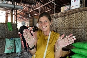 Au départ de Saigon : visite à la journée du delta du Mékong - marché flottant et îlot